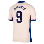Chelsea FC chelsea wsl nike away stadium shirt 2024-25 – kids with macario 9 printing Jerseys - Official Football Shirts UK