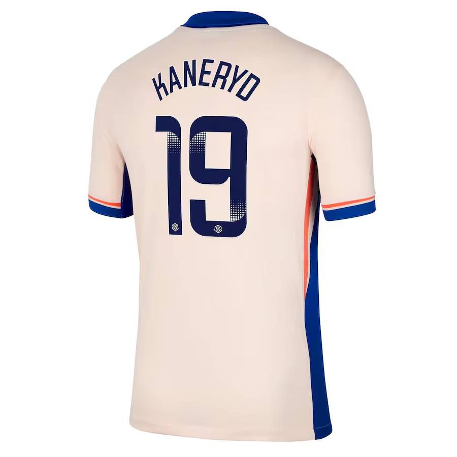 Chelsea FC chelsea wsl nike away stadium shirt 2024-25 – kids with kaneryd 19 printing Jerseys - Official Football Shirts UK