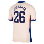 Chelsea FC chelsea wsl nike away stadium shirt 2024-25 – kids with buchanan 26 printing Jerseys - Official Football Shirts UK
