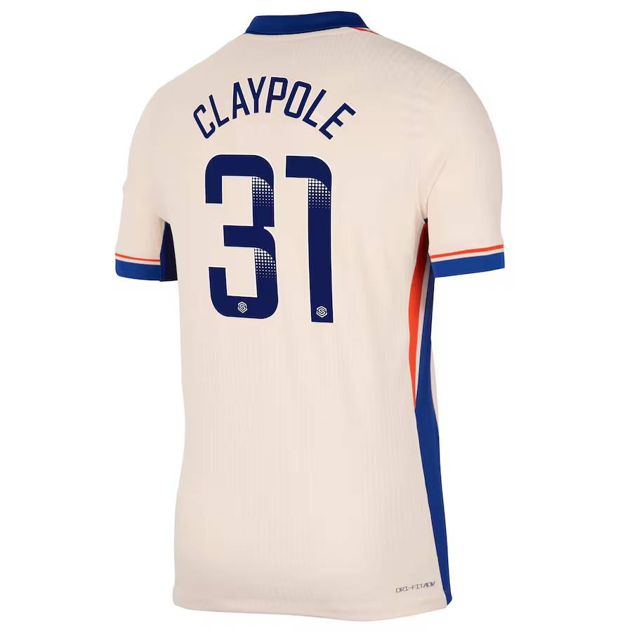 Chelsea FC chelsea wsl nike dri fit adv away match shirt 2024-25 with claypole 31 printing Jerseys - Official Football Shirts UK