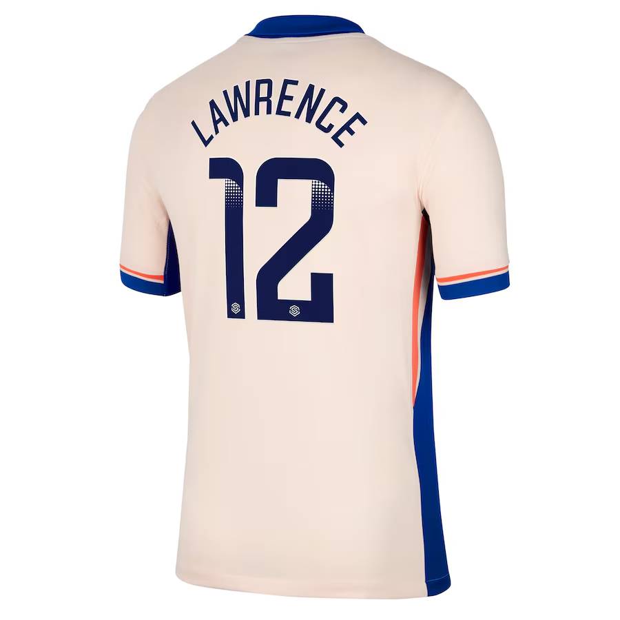 Chelsea FC chelsea wsl nike away stadium shirt 2024-25 with lawrence 12 printing Jerseys - Official Football Shirts UK
