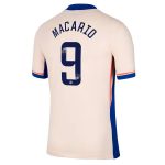 Chelsea FC chelsea wsl nike away stadium shirt 2024-25 with macario 9 printing Jerseys - Official Football Shirts UK