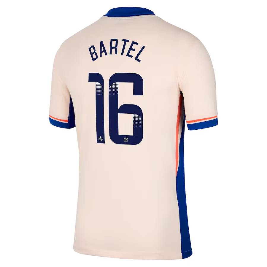 Chelsea FC chelsea wsl nike away stadium shirt 2024-25 with bartel 16 printing Jerseys - Official Football Shirts UK