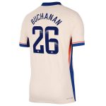 Chelsea FC chelsea wsl nike dri fit adv away match shirt 2024-25 with buchanan 26 printing Jerseys - Official Football Shirts UK