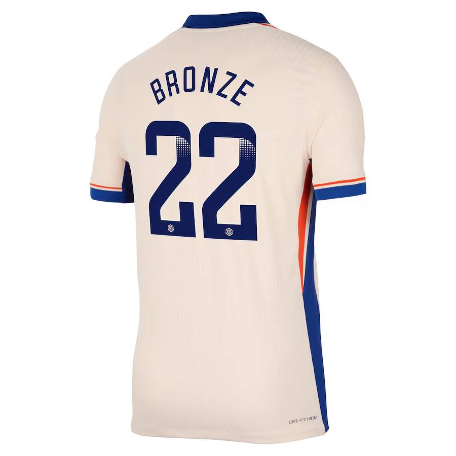 Chelsea FC chelsea wsl nike dri fit adv away match shirt 2024-25 with bronze 22 printing Jerseys - Official Football Shirts UK