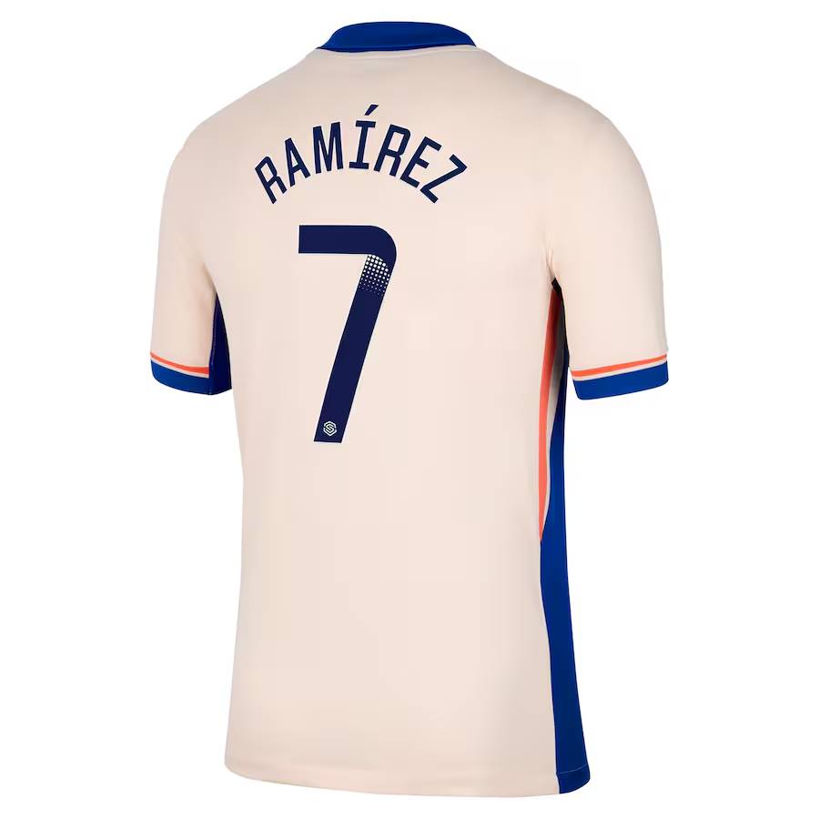 Chelsea FC chelsea wsl nike away stadium shirt 2024-25 with ramírez 7 printing Jerseys - Official Football Shirts UK
