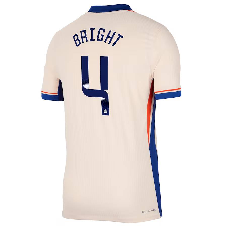 Chelsea FC chelsea wsl nike dri fit adv away match shirt 2024-25 with bright 4 printing Jerseys - Official Football Shirts UK
