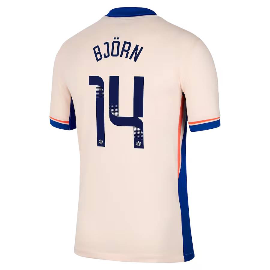 Chelsea FC chelsea wsl nike away stadium shirt 2024-25 with björn 14 printing Jerseys - Official Football Shirts UK