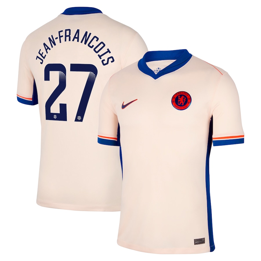 Chelsea FC chelsea wsl nike away stadium shirt 2024-25 with jean-françois 27 printing Jerseys - Official Football Shirts UK