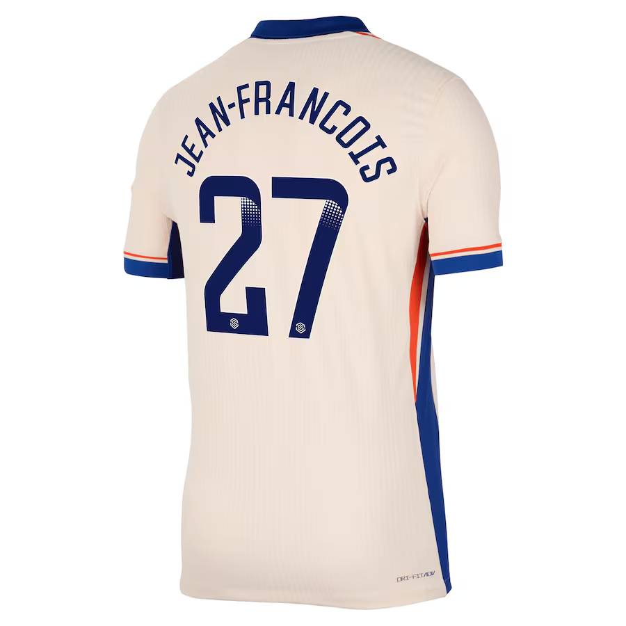 Chelsea FC chelsea wsl nike dri fit adv away match shirt 2024-25 with jean-françois 27 printing Jerseys - Official Football Shirts UK