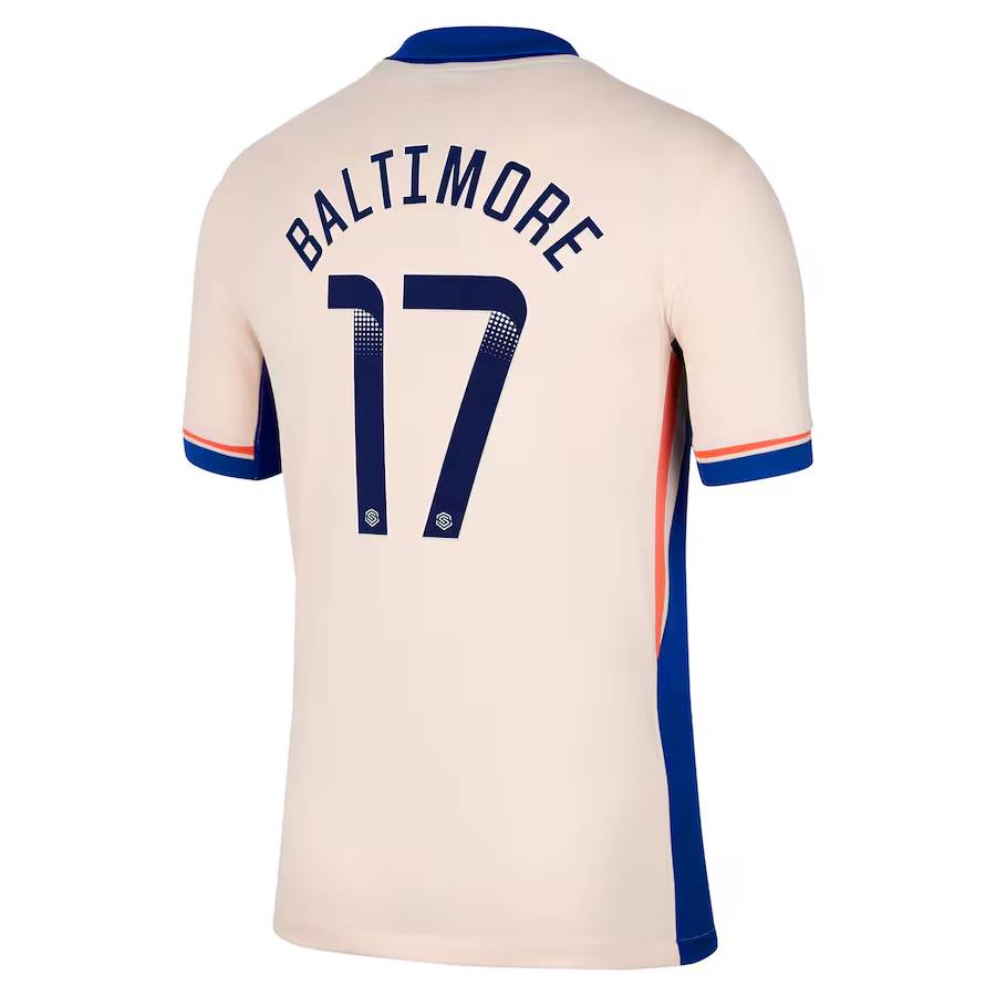Chelsea FC chelsea wsl nike away stadium shirt 2024-25 with baltimore 17 printing Jerseys - Official Football Shirts UK