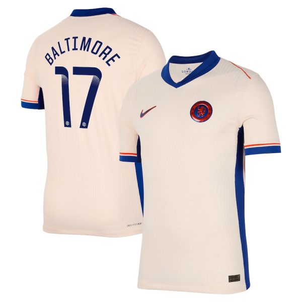 Chelsea FC chelsea wsl nike dri fit adv away match shirt 2024-25 with baltimore 17 printing Jerseys - Official Football Shirts UK