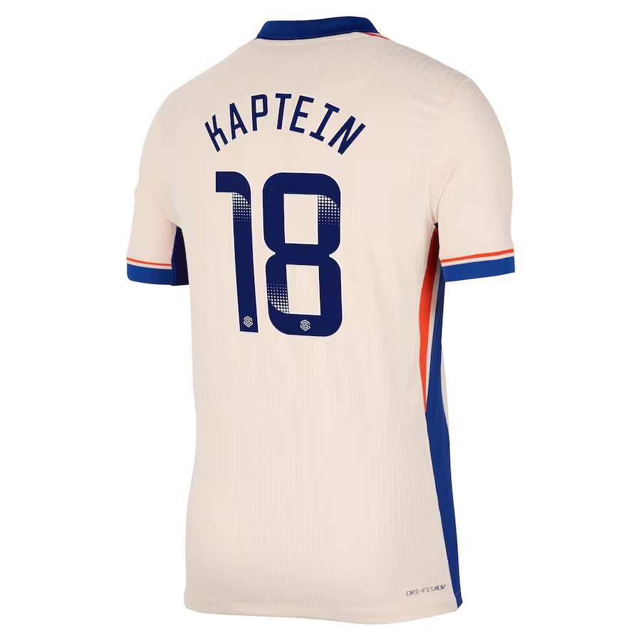 Chelsea FC chelsea wsl nike dri fit adv away match shirt 2024-25 with kaptein 18 printing Jerseys - Official Football Shirts UK