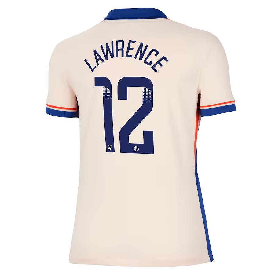 Chelsea FC chelsea wsl nike away stadium shirt 2024-25 – womens with lawrence 12 printing Jerseys - Official Football Shirts UK