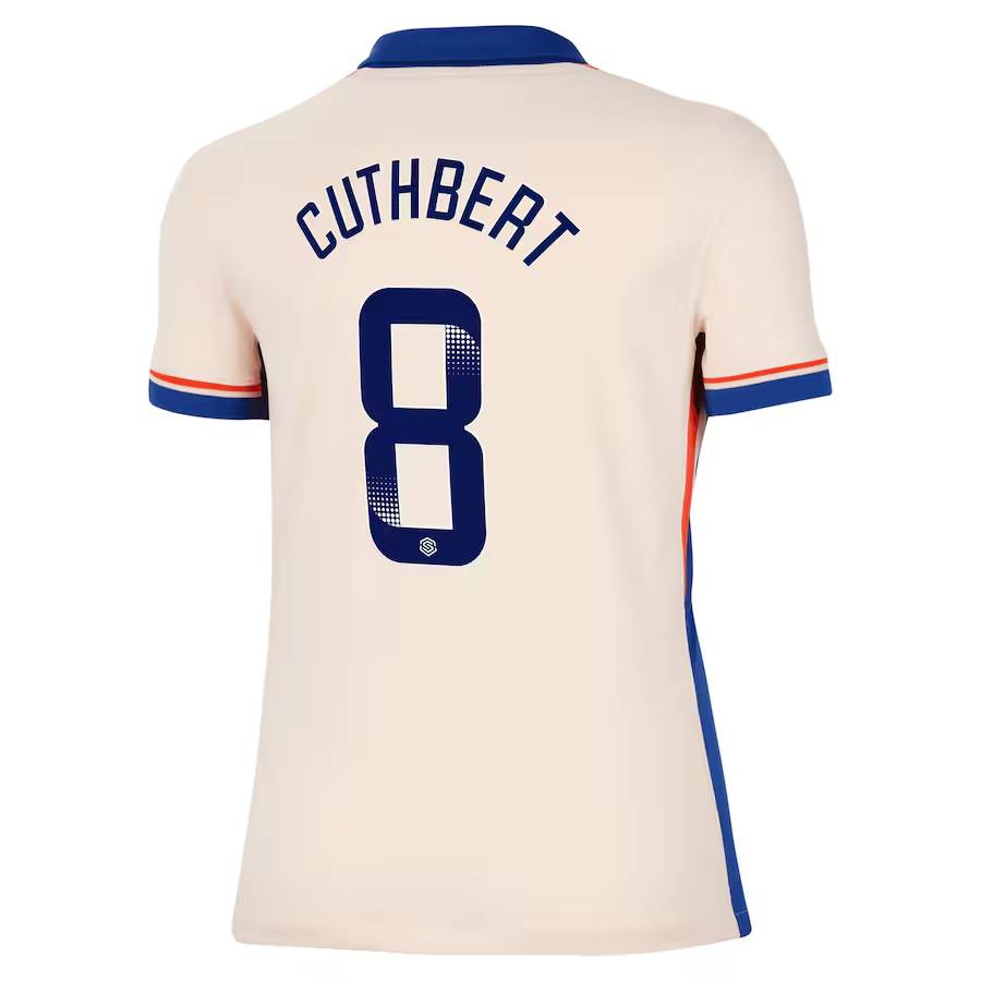 Chelsea FC chelsea wsl nike away stadium shirt 2024-25 – womens with cuthbert 8 printing Jerseys - Official Football Shirts UK