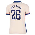 Chelsea FC chelsea wsl nike away stadium shirt 2024-25 – womens with buchanan 26 printing Jerseys - Official Football Shirts UK