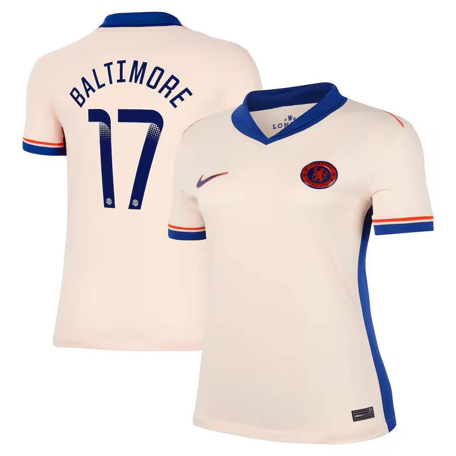 Chelsea FC chelsea wsl nike away stadium shirt 2024-25 – womens with baltimore 17 printing Jerseys - Official Football Shirts UK