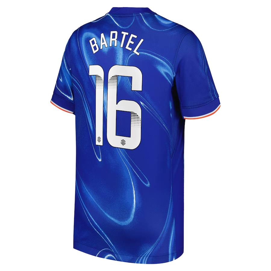 Chelsea FC chelsea wsl nike home stadium shirt 2024-25 – kids with bartel 16 printing Jerseys - Official Football Shirts UK