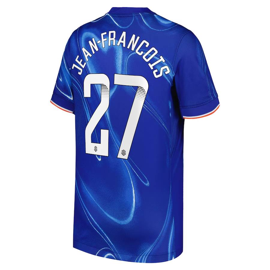 Chelsea FC chelsea wsl nike home stadium shirt 2024-25 – kids with jean-françois 27 printing Jerseys - Official Football Shirts UK