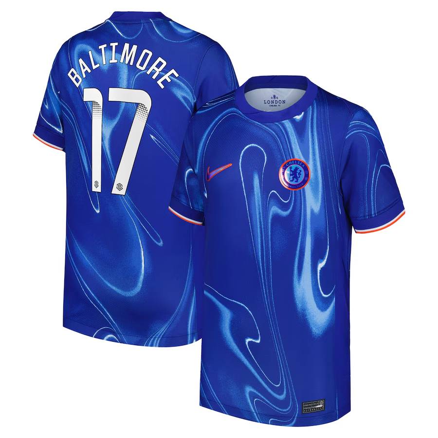 Chelsea FC chelsea wsl nike home stadium shirt 2024-25 – kids with baltimore 17 printing Jerseys - Official Football Shirts UK