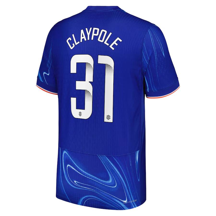Chelsea FC chelsea wsl nike dri-fit adv home match shirt 2024-25 with claypole 31 printing Jerseys - Official Football Shirts UK