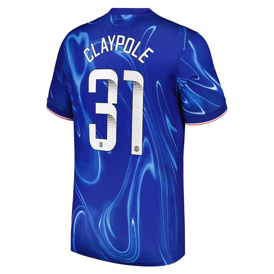 Chelsea FC chelsea wsl nike home stadium shirt 2024-25 with claypole 31 printing Jerseys - Official Football Shirts UK