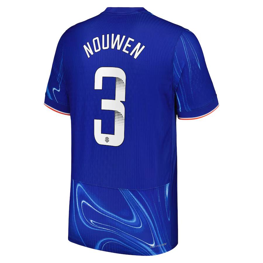 Chelsea FC chelsea wsl nike dri-fit adv home match shirt 2024-25 with nouwen 3 printing Jerseys - Official Football Shirts UK
