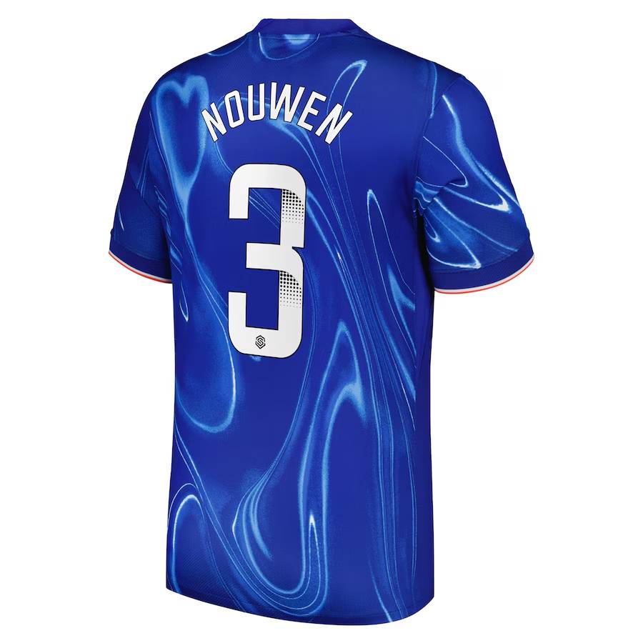 Chelsea FC chelsea wsl nike home stadium shirt 2024-25 with nouwen 3 printing Jerseys - Official Football Shirts UK