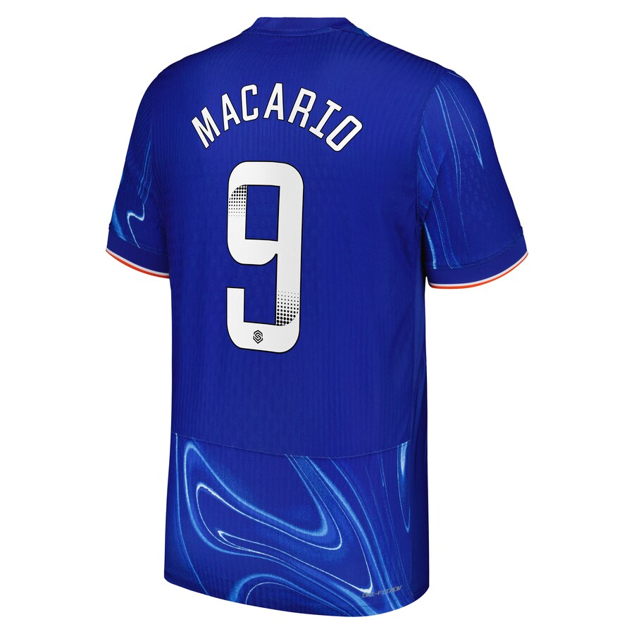 Chelsea FC chelsea wsl nike dri-fit adv home match shirt 2024-25 with macario 9 printing Jerseys - Official Football Shirts UK