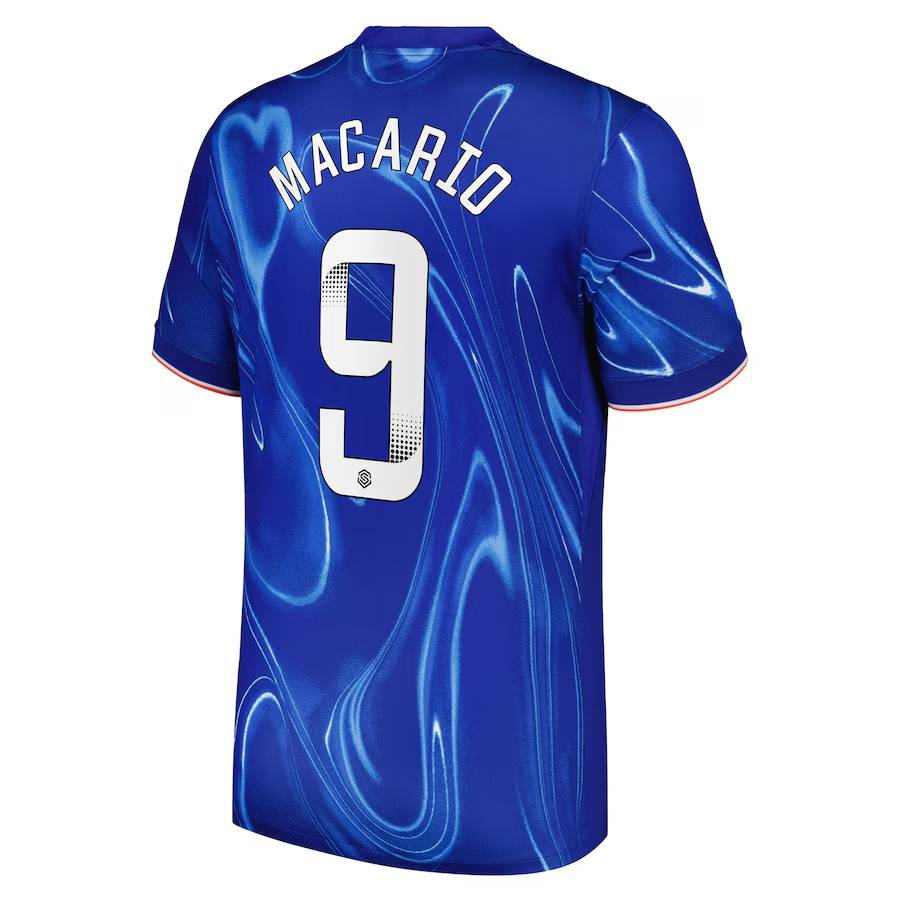 Chelsea FC chelsea wsl nike home stadium shirt 2024-25 with macario 9 printing Jerseys - Official Football Shirts UK
