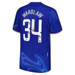 Chelsea FC chelsea wsl nike dri-fit adv home match shirt 2024-25 with wardlaw 34 printing Jerseys - Official Football Shirts UK