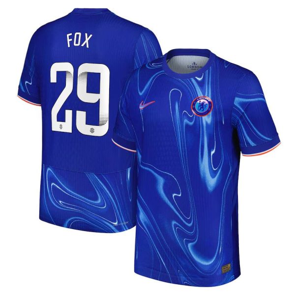 Chelsea FC chelsea wsl nike dri-fit adv home match shirt 2024-25 with fox 29 printing Jerseys - Official Football Shirts UK