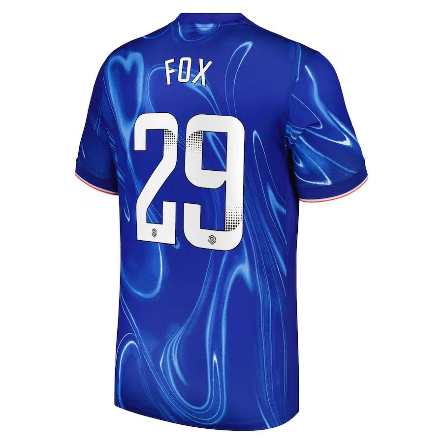 Chelsea FC chelsea wsl nike home stadium shirt 2024-25 with fox 29 printing Jerseys - Official Football Shirts UK