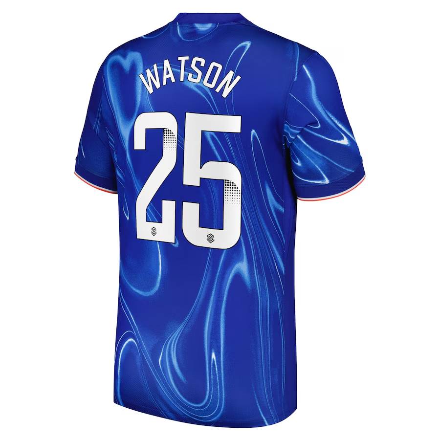 Chelsea FC chelsea wsl nike home stadium shirt 2024-25 with watson 25 printing Jerseys - Official Football Shirts UK