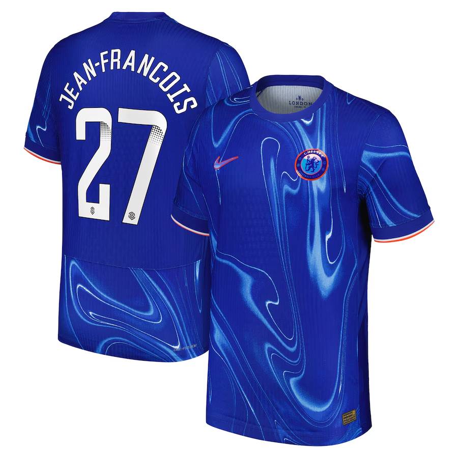 Chelsea FC chelsea wsl nike dri-fit adv home match shirt 2024-25 with jean-françois 27 printing Jerseys - Official Football Shirts UK