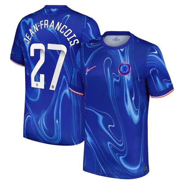 Chelsea FC chelsea wsl nike home stadium shirt 2024-25 with jean-françois 27 printing Jerseys - Official Football Shirts UK