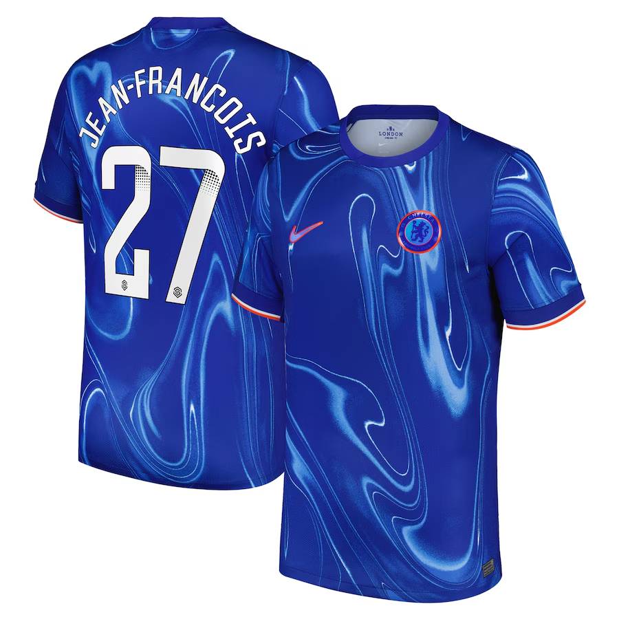 Chelsea FC chelsea wsl nike home stadium shirt 2024-25 with jean-françois 27 printing Jerseys - Official Football Shirts UK