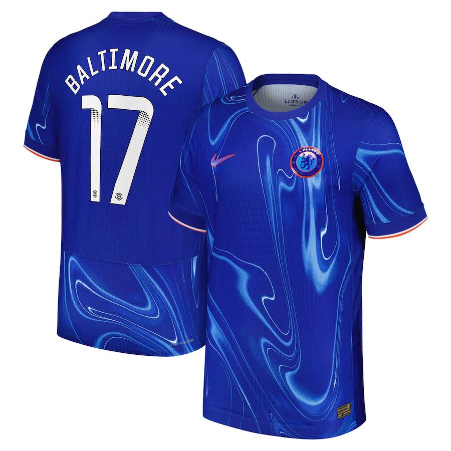 Chelsea FC chelsea wsl nike dri-fit adv home match shirt 2024-25 with baltimore 17 printing Jerseys - Official Football Shirts UK