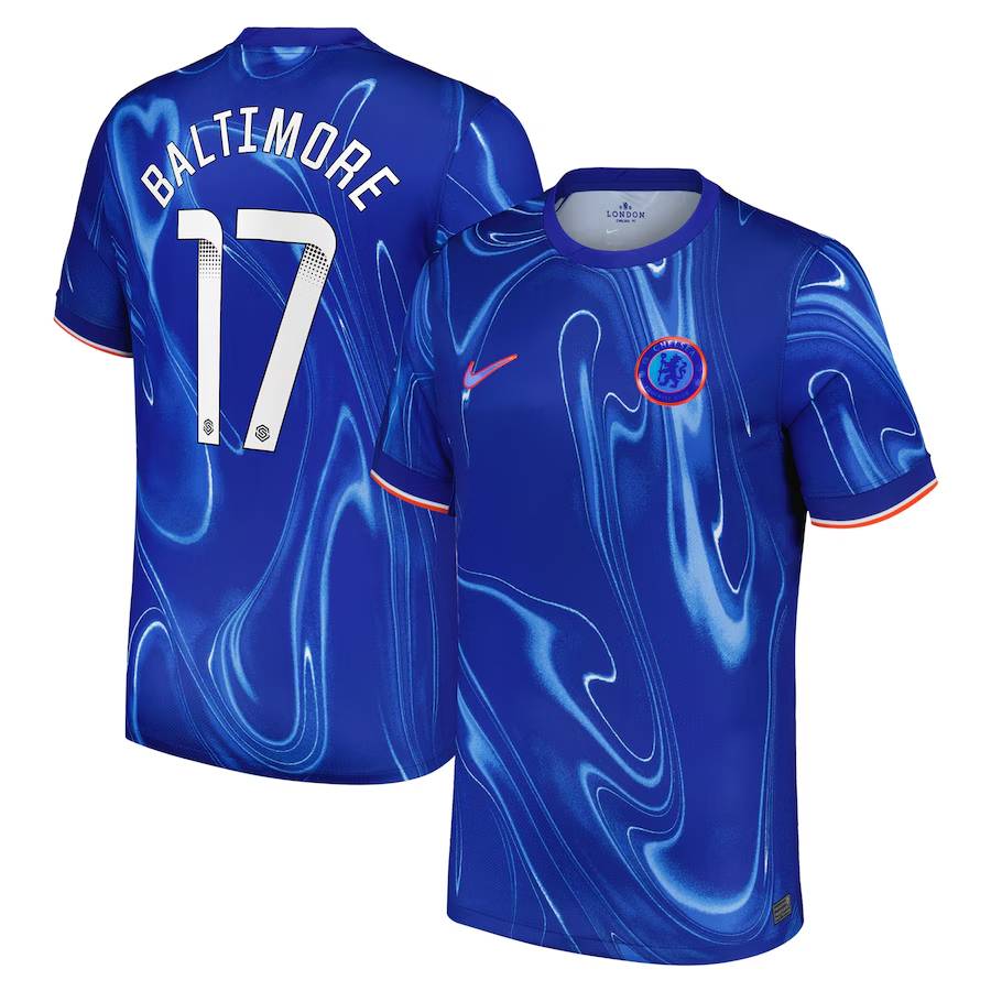 Chelsea FC chelsea wsl nike home stadium shirt 2024-25 with baltimore 17 printing Jerseys - Official Football Shirts UK