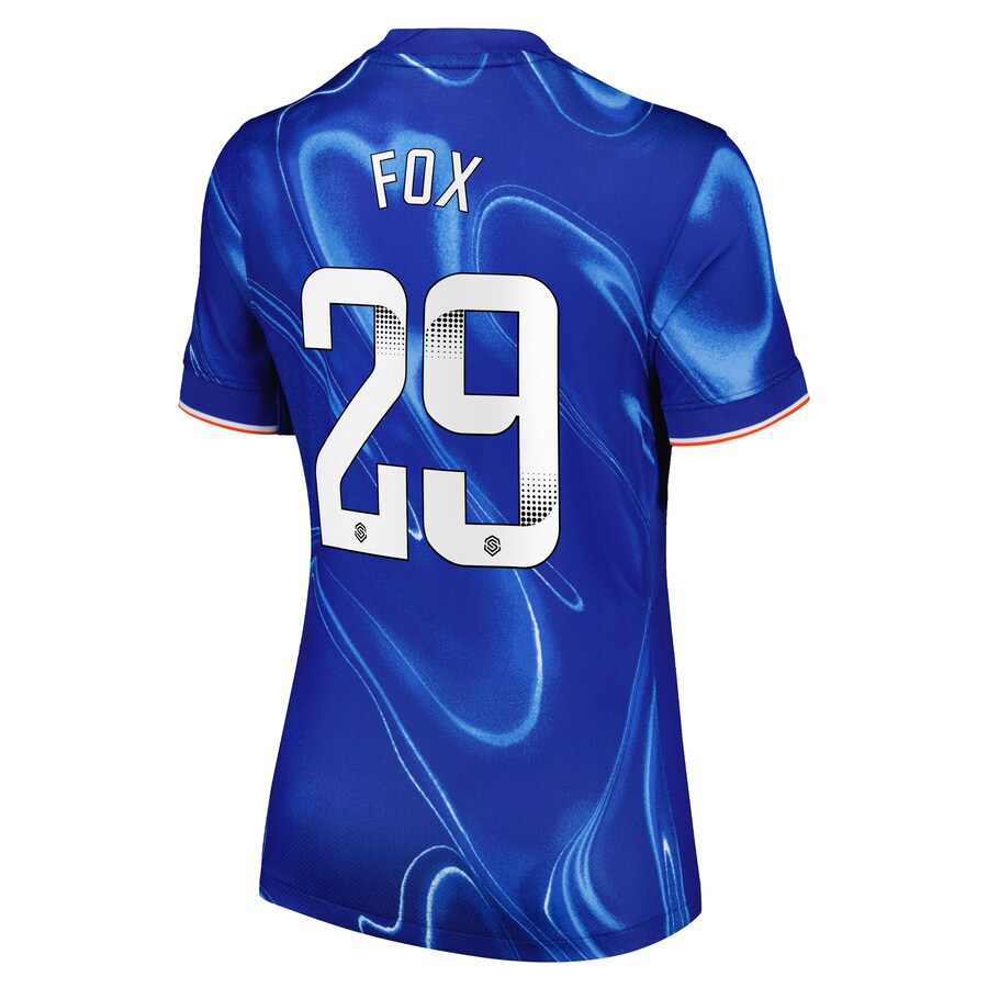 Chelsea FC chelsea wsl nike home stadium shirt 2024-25 – womens with fox 29 printing Jerseys - Official Football Shirts UK