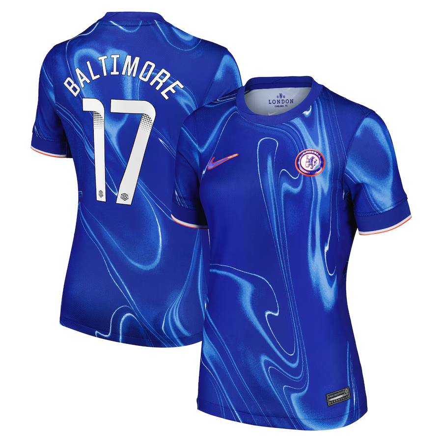 Chelsea FC chelsea wsl nike home stadium shirt 2024-25 – womens with baltimore 17 printing Jerseys - Official Football Shirts UK