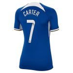Chelsea FC chelsea wsl nike home stadium shirt 2023-24 – womens with carter 7 printing Jerseys - Official Football Shirts UK
